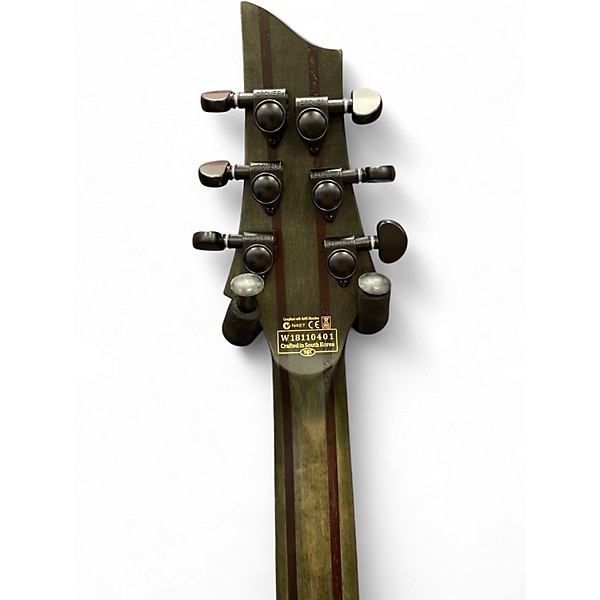 Used Schecter Guitar Research C1 FR-S APOCALYPSE Gray Solid Body Electric Guitar