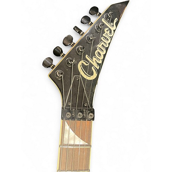 Used Charvel 475 deluxe exotic 2 Color Sunburst Solid Body Electric Guitar