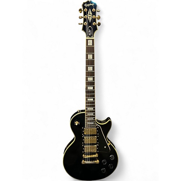 Used Epiphone Les Paul Black Beauty 3 Black Solid Body Electric Guitar