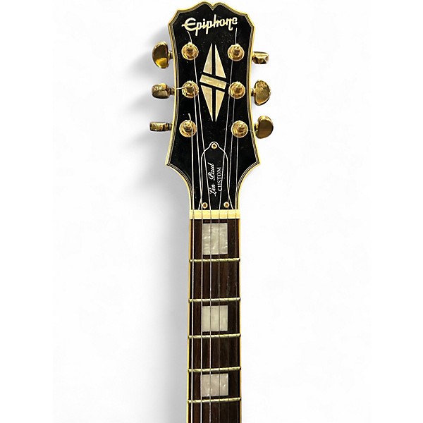 Used Epiphone Les Paul Black Beauty 3 Black Solid Body Electric Guitar