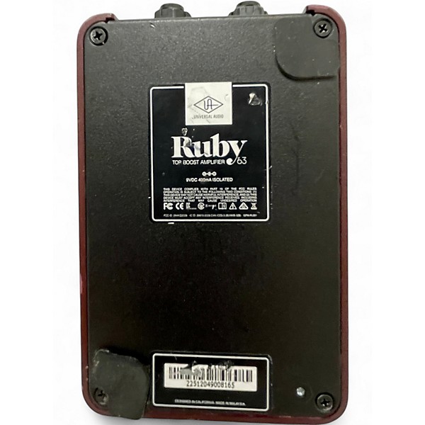 Used Universal Audio  RUBY TOP BOOST  Guitar Preamp