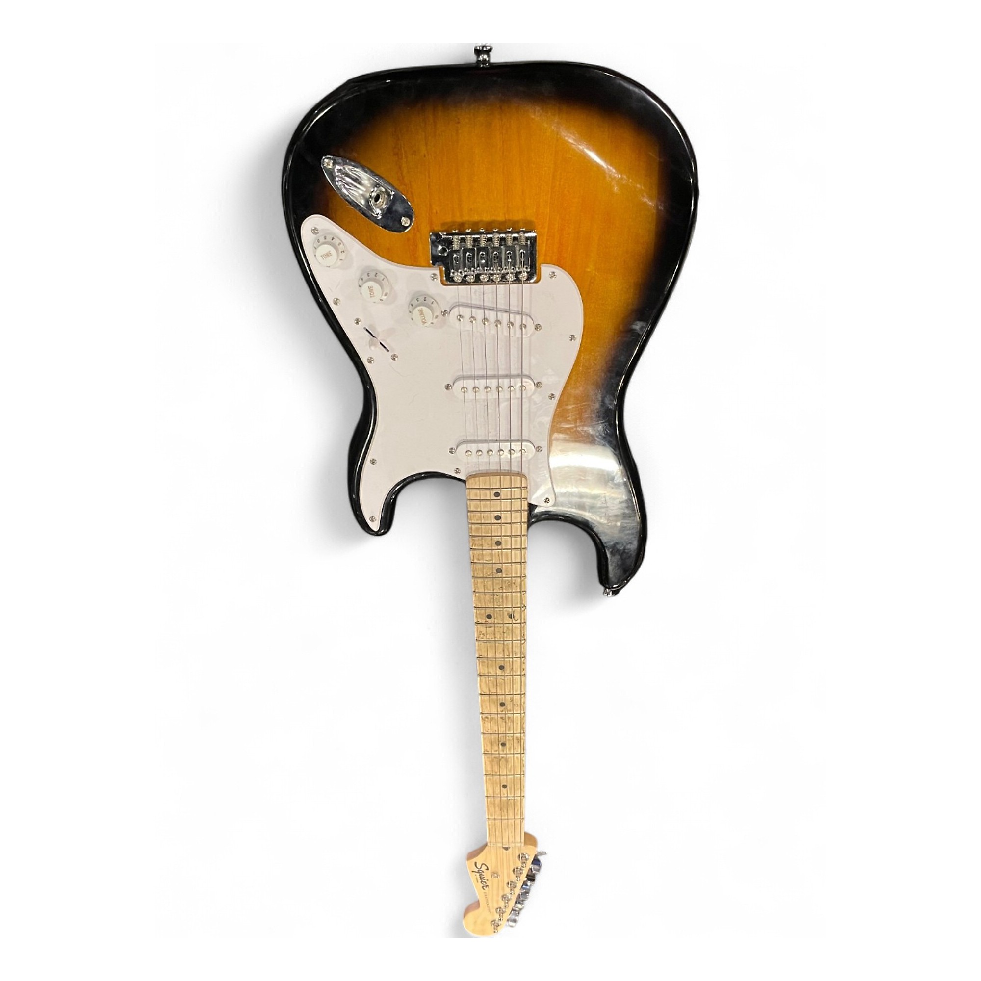 Used Fender Stratocaster Squier 2 Color Sunburst Solid Body