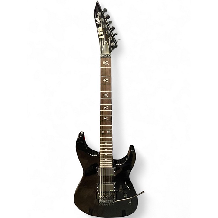 Used ESP LTD KH602 Kirk Hammett Signature Black Solid Body