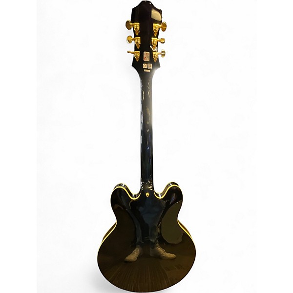 Used Epiphone Sheraton II Black Hollow Body Electric Guitar