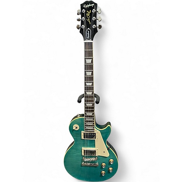 Used Epiphone Les Paul Standard Pelham Blue Solid Body