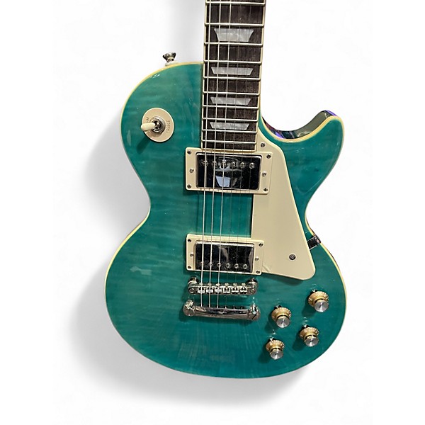 Used Epiphone Les Paul Standard Pelham Blue Solid Body