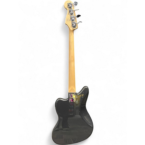 Used Squier JAGUAR BASS Black Electric Bass Guitar
