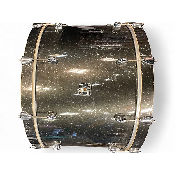 Used Gretsch Drums 6 Piece Catalina Club "Big Rocker" Painted/Lacquered Kit Galaxy Black Sparkle Drum Kit