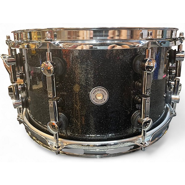 Used SONOR 14in SQ2 BLACK SPARKLE Drum