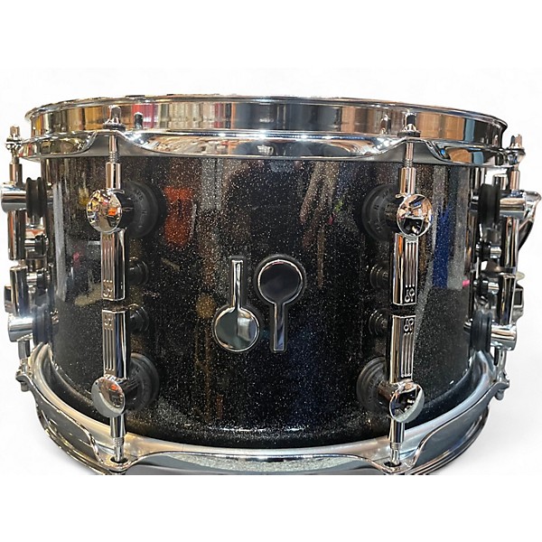 Used SONOR 14in SQ2 BLACK SPARKLE Drum