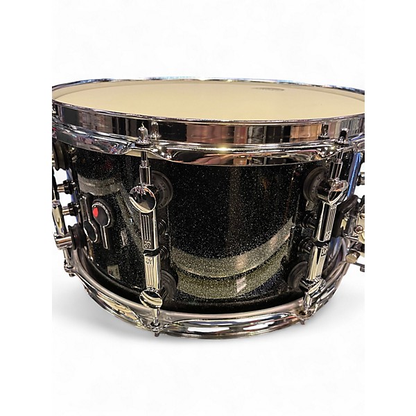 Used SONOR 14in SQ2 BLACK SPARKLE Drum