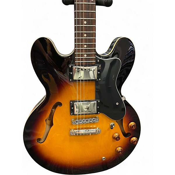 Used Epiphone DOT VS 2 Color Sunburst Hollow Body Electric Guitar