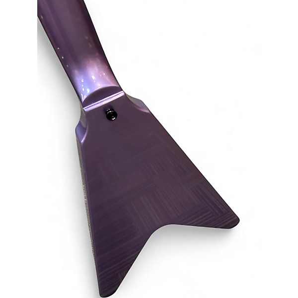Used Epiphone Kirk Hammett Flying V Purple Solid Body Electric Guitar