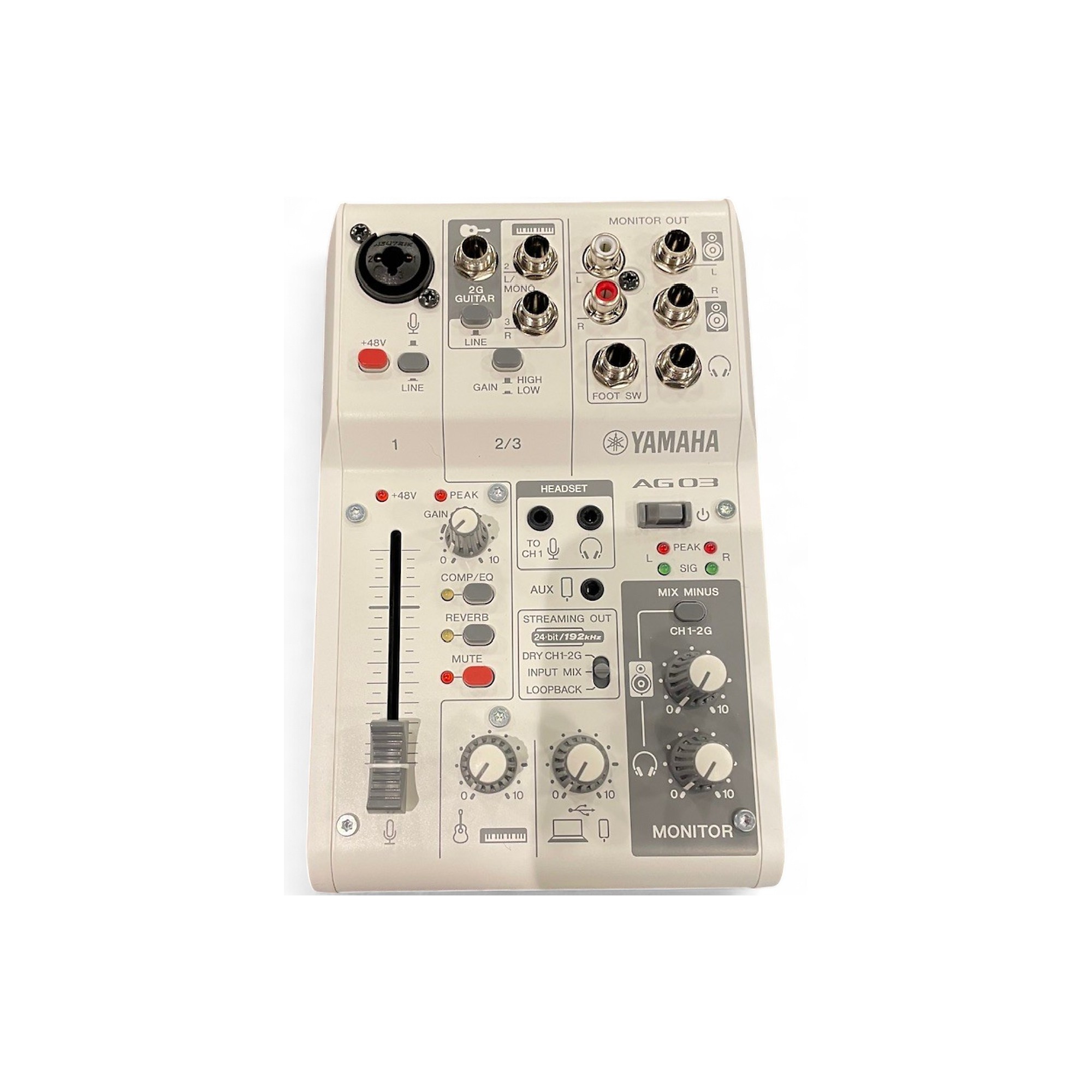 【良品】AG03 ミキシングコンソール / YAMAHA Amazon.co.jp: Yamaha AG03 DJ mixer : Musical Instruments