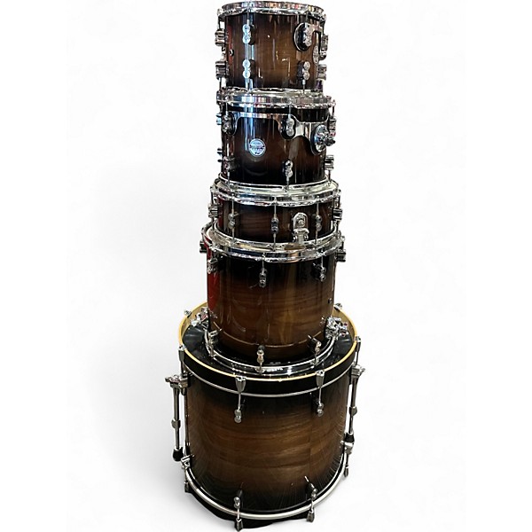 Used PDP by DW 5 Piece Concept Series EXOTIC WALNUT Drum Kit