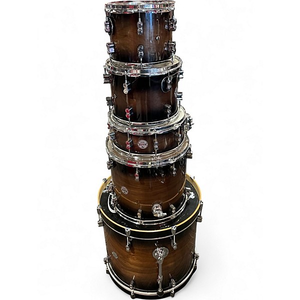 Used PDP by DW 5 Piece Concept Series EXOTIC WALNUT Drum Kit