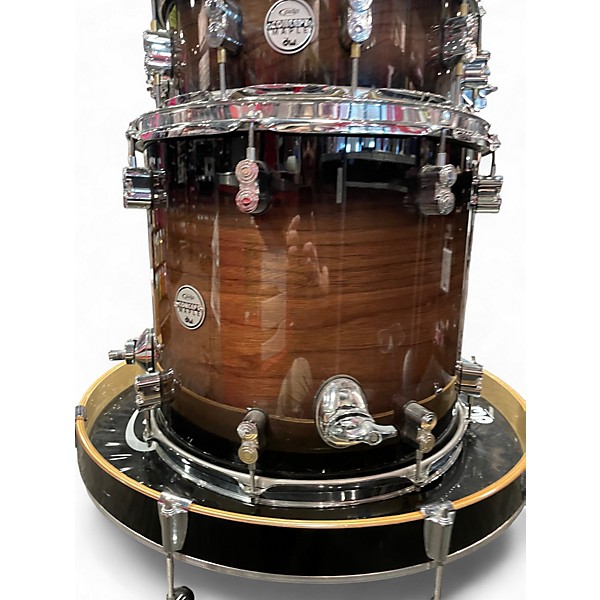 Used PDP by DW 5 Piece Concept Series EXOTIC WALNUT Drum Kit
