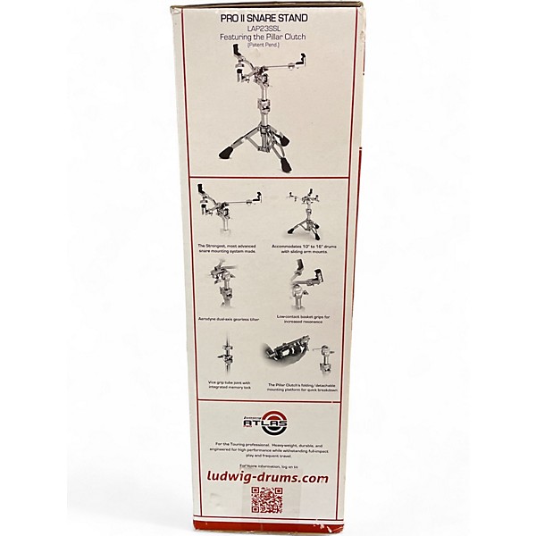 Used Ludwig Atlas Pro II Snare Stand Snare Stand