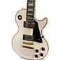 Used Epiphone Les Paul Custom Alpine White Solid Body Electric Guitar
