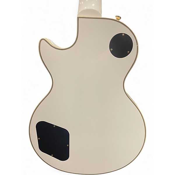 Used Epiphone Les Paul Custom Alpine White Solid Body Electric Guitar