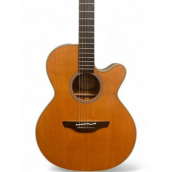 Used Takamine EN40C Natural Acoustic Electric Guitar
