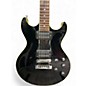 Used Fender 1980s MIJ Flame Standard Black Solid Body Electric Guitar
