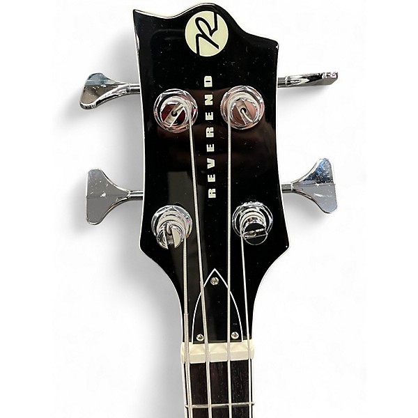 Used Reverend D King Black Electric Bass Guitar