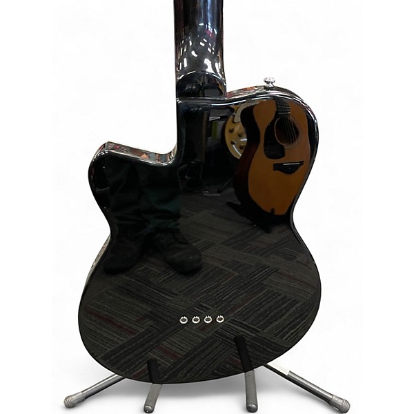 Used Reverend D King Black Electric Bass Guitar