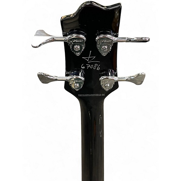 Used Reverend D King Black Electric Bass Guitar