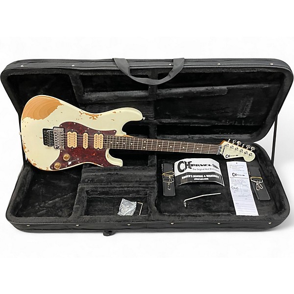 Used Charvel San Dimas Style 1 HH FR RW Aged Artic Solid Body Electric Guitar