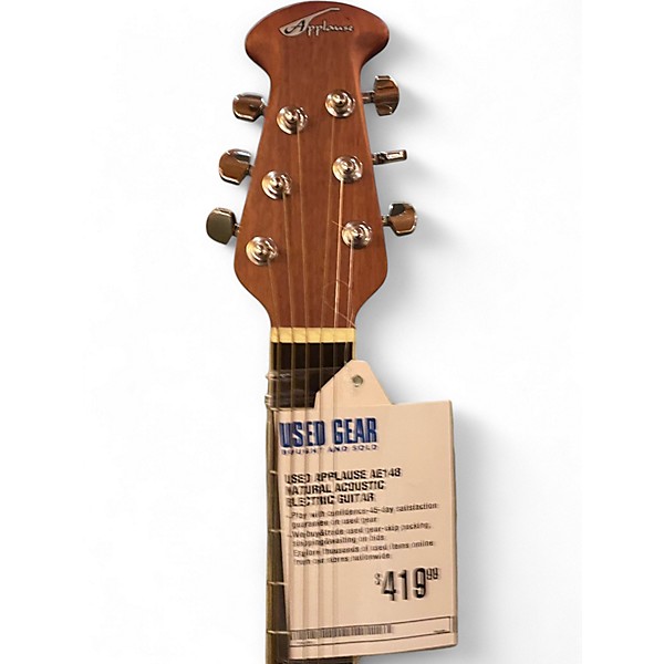 Used Applause AE148 Natural Acoustic Electric Guitar