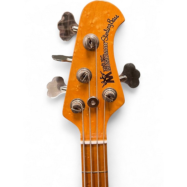 Used Ernie Ball Music Man Sterling Classic 4 String Cream Electric Bass Guitar