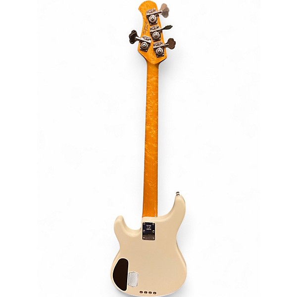 Used Ernie Ball Music Man Sterling Classic 4 String Cream Electric Bass Guitar