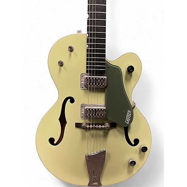 Used Gretsch Guitars G6118 130th Anniversary Jr Lime Green Hollow Body Electric Guitar