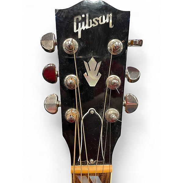 Used Gibson J185EC Natural Acoustic Electric Guitar