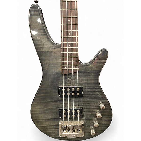 Used Ibanez SRX500 Transparent Black Electric Bass Guitar