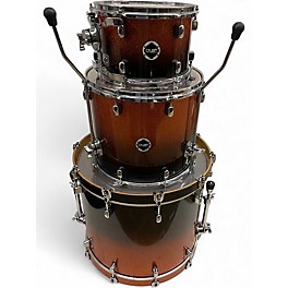 Used Crush Drums & Percussion 3 Piece Sublime Series ORANGE FADE SPARKLE Drum Kit