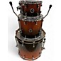 Used Crush Drums & Percussion 3 Piece Sublime Series ORANGE FADE SPARKLE Drum Kit thumbnail
