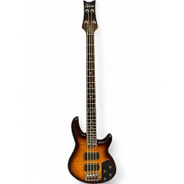 Used Schecter Guitar Research Raiden Elite 4 String 2 Tone Sunburst Electric Bass Guitar