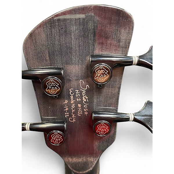 Used Spector NS2 USA AQUA GREEN Electric Bass Guitar