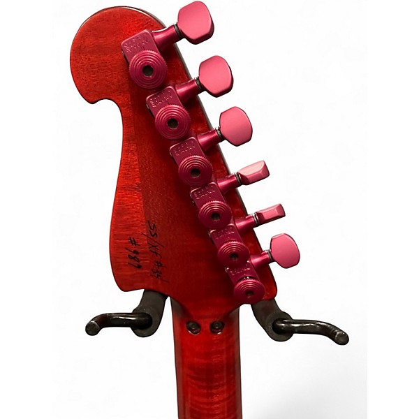 Used Knaggs KNAGGS STEVE STEVENS SEVERN TIER 2 XF BLACK/ INDIAN RED  Solid Body Electric Guitar