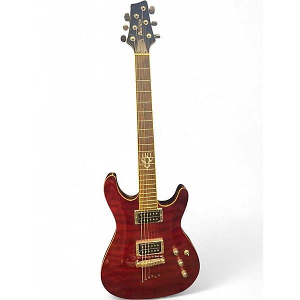 Used Ibanez SZ520 Crimson Red Burst Solid Body Electric Guitar