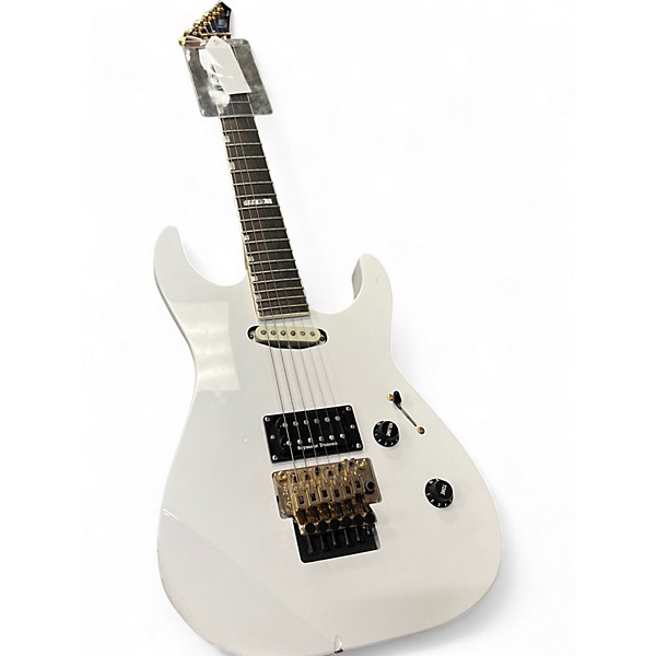 Used ESP LTD MIRAGE DELUXE 87 WHITE Solid Body Electric Guitar