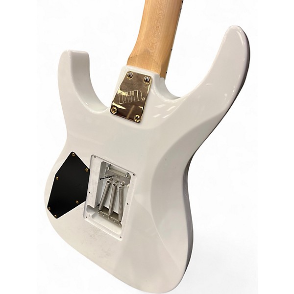 Used ESP LTD MIRAGE DELUXE 87 WHITE Solid Body Electric Guitar