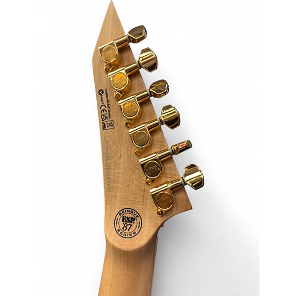 Used ESP LTD MIRAGE DELUXE 87 WHITE Solid Body Electric Guitar