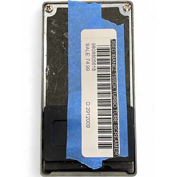 Used Ibanez TS9DX Turbo Tube Screamer Effect Pedal