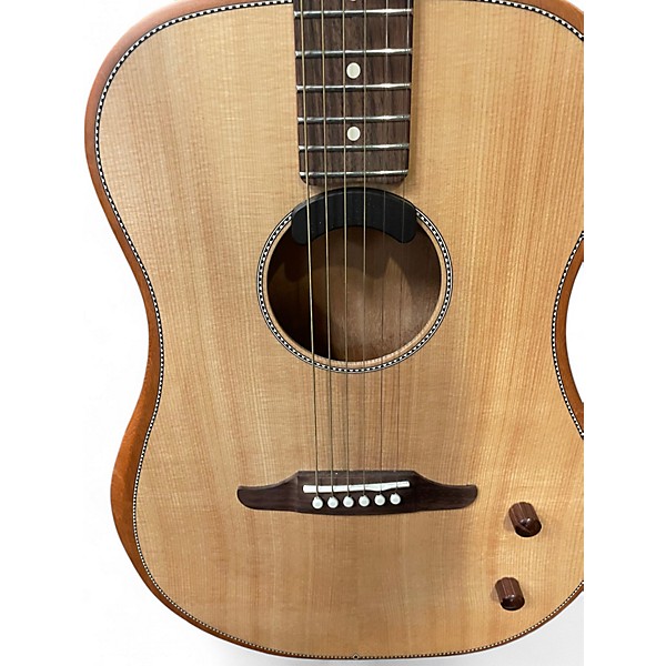 Used 2024 Fender ACOUSTASONIC HIGHWAY Natural Acoustic Electric Guitar