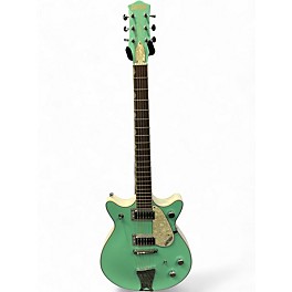 Used Gretsch Guitars G5237 Double Jet FT Surf Green Solid Body Electric Guitar