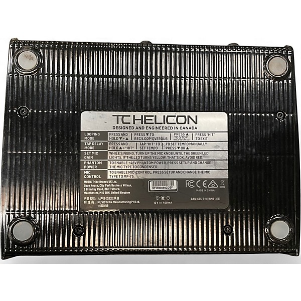 Used TC Helicon PLAY ACOUSTIC Effect Processor