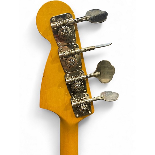 Used 2012 Fender Mustang Bass Vintage White Electric Bass Guitar